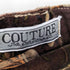COUTURE ペイズリー柄 ベロア ストレートパンツ レディース