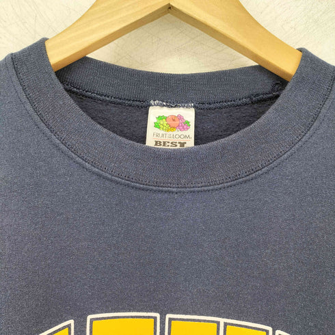 フルーツオブザルーム FRUIT OF THE LOOM カレッジデザイン スウェット メンズ import:M