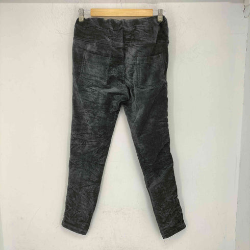 イタリア製 ベロアスタッズパンツ レディース