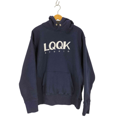 ルックスタジオ LQQK STUDIO SIGNATURE SNAP FLEECE HOODIE メンズ JPN:XL
