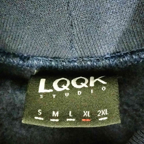 ルックスタジオ LQQK STUDIO SIGNATURE SNAP FLEECE HOODIE メンズ JPN:XL
