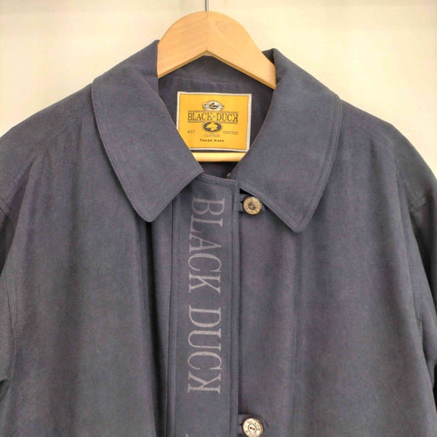 BLACK DUCK レーヨン混 ライナー付 ステンカラーコート メンズ 7