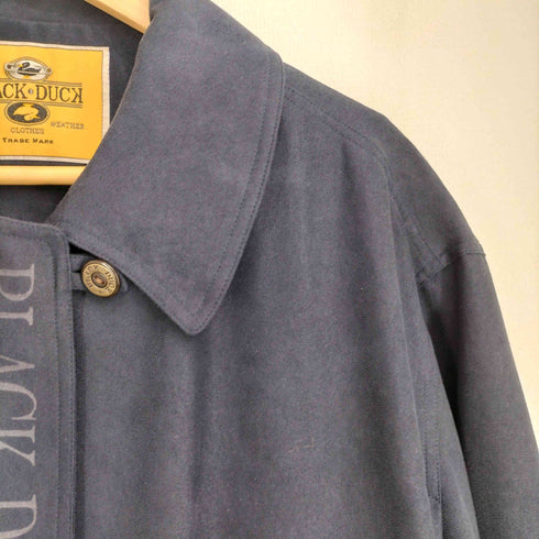 BLACK DUCK レーヨン混 ライナー付 ステンカラーコート メンズ 7