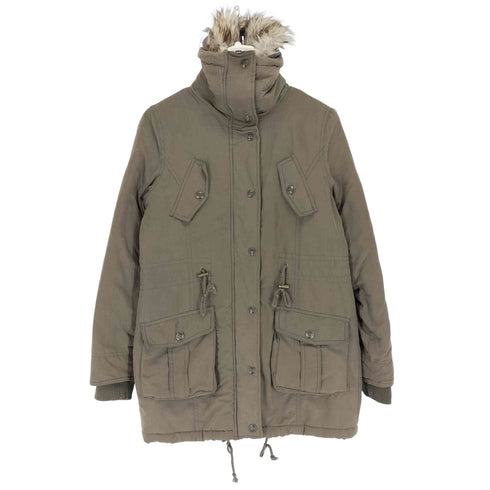 襟ファーモッズコート レディース JPN:M