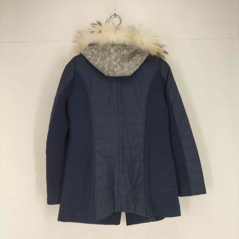 raccoon ラクーンファー キルティングコート レディース F