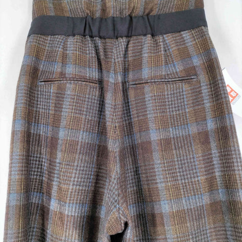 ユナイテッドトウキョウ UNITED TOKYO チェック柄 バイカラー ワイドパンツ レディース JPN:1