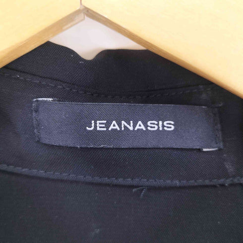 ジーナシス JEANASIS シャーリングペプラムブラウス レディース FREE