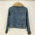 デシグアル Desigual Denim jacket with faux fur collar レディース 36