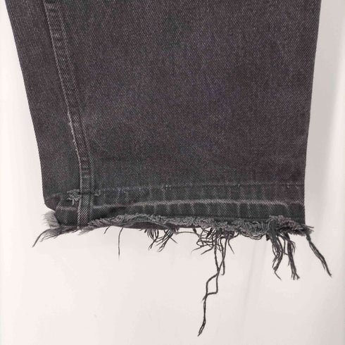 ダナキャランニューヨーク DKNY ワイド ストレート ブラックデニム メンズ US:32-33