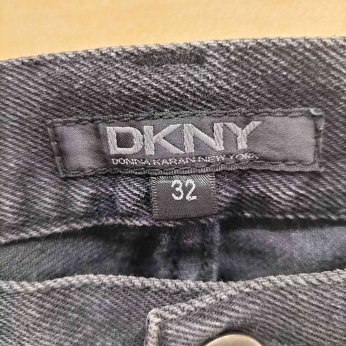 ダナキャランニューヨーク DKNY ワイド ストレート ブラックデニム メンズ US:32-33