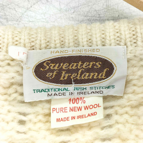 sweaters of ireland フィッシャーマンニット メンズ import:L