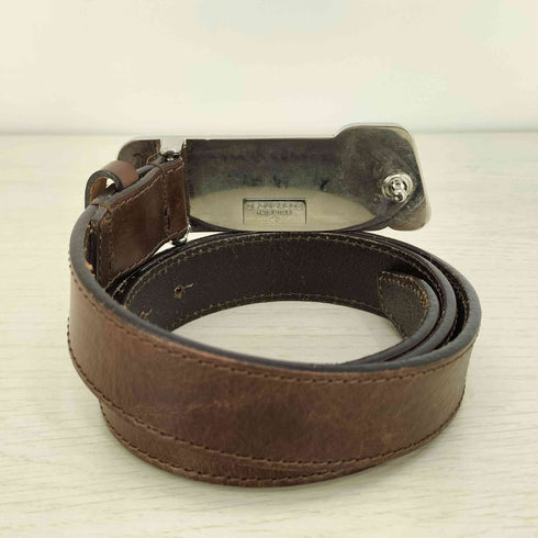 ディースクエアード DSQUARED2 REBELS デカバックル レザーベルト メンズ