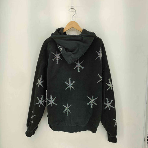 アンノウン UNKNOWN Dagger Rhinestone Zip Hoodie メンズ import:L