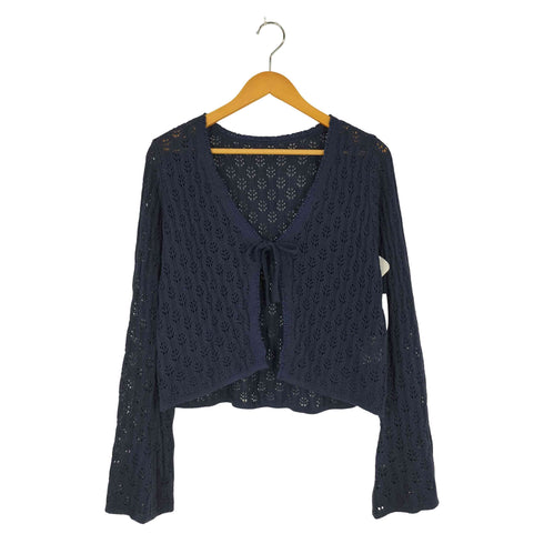 ティーナジョジュン TINA:JOJUN フロントリボン ニットカーディガン レディース JPN:M