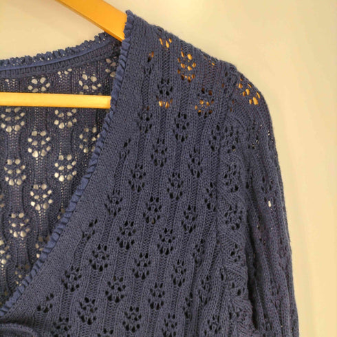 ティーナジョジュン TINA:JOJUN フロントリボン ニットカーディガン レディース JPN:M