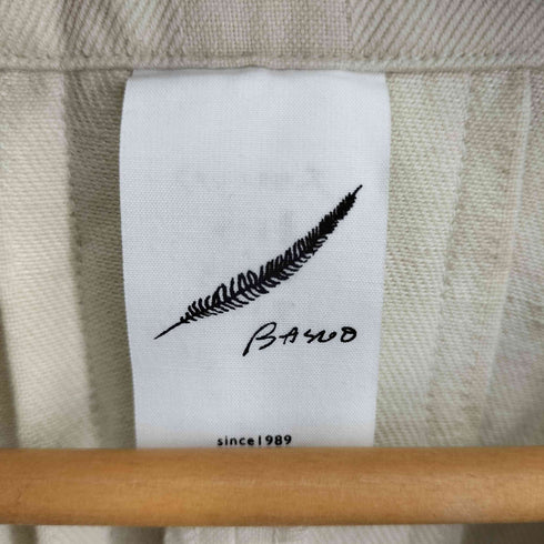 BASCO シャドウストライプ シャツワンピース レディース