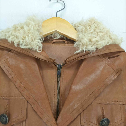 lamb leather ラムレザージャケット レディース JPN:L