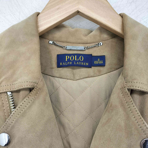 ポロラルフローレン POLO RALPH LAUREN シープレザー ダブルライダースジャケット レディース 0