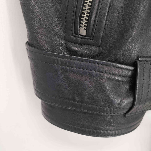 ポロラルフローレン POLO RALPH LAUREN シープレザー ダブルライダースジャケット レディース 0