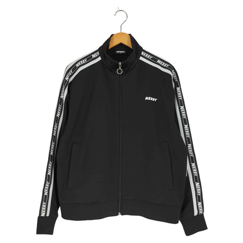 ノルディー nerdy サイドライン ロゴプリント リングジップ トラックジャケット メンズ JPN:S