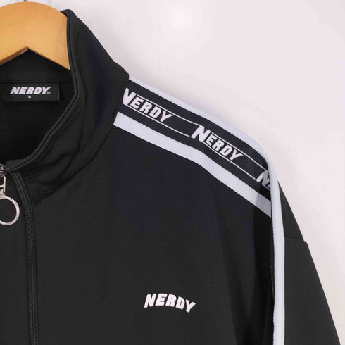 ノルディー nerdy サイドライン ロゴプリント リングジップ トラックジャケット メンズ JPN:S