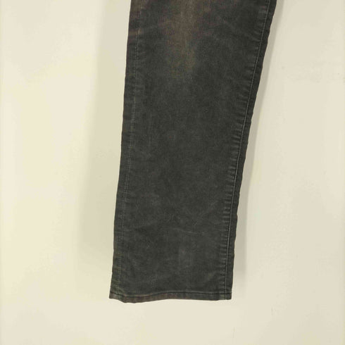 CELT&COBRA 太畝 革パッチ コーデュロイ ボタンフライ ストレートパンツ メンズ W30 L34