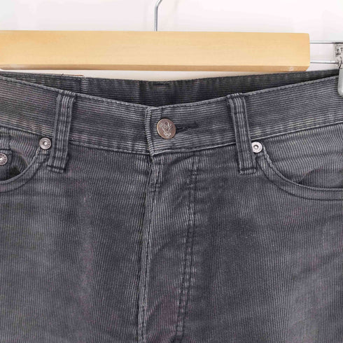 CELT&COBRA 太畝 革パッチ コーデュロイ ボタンフライ ストレートパンツ メンズ W30 L34