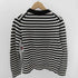 マリメッコ marimekko ロゴ 刺繍 ウール ナイロン ボーダー ニット セーター レディース import:M