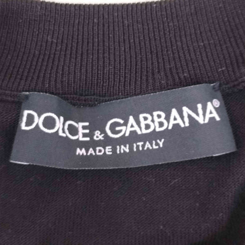 ドルチェアンドガッバーナ DOLCE&GABBANA シルク100% Vネックニット メンズ JPN:44