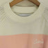 カルバンクラインジーンズ Calvin Klein Jeans ロゴ刺繍 マルチカラー S/S クルーネック ニットセーターL レディース import:L