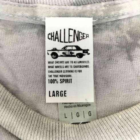チャレンジャー CHALLENGER 22AW TIE DYE WOLF LOGO L/S TEE メンズ JPN:L