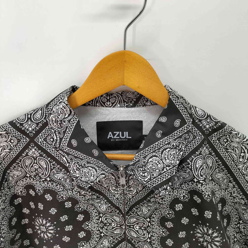 アズールバイマウジー AZUL by moussy BANDANA TRUCKER JACKET バンダナ柄 ペイズリー メンズ JPN:M