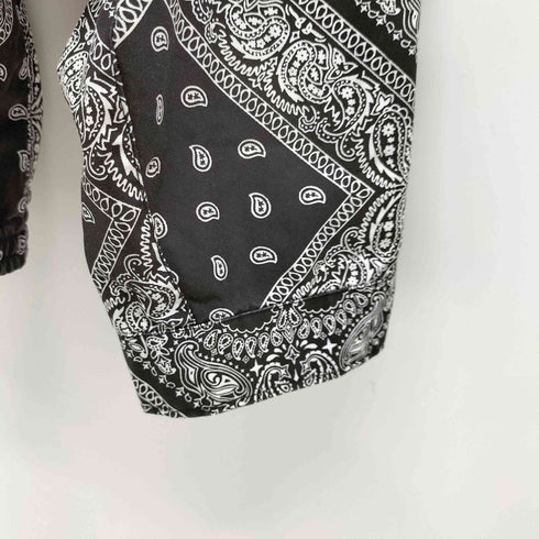 アズールバイマウジー AZUL by moussy BANDANA TRUCKER JACKET バンダナ柄 ペイズリー メンズ JPN:M