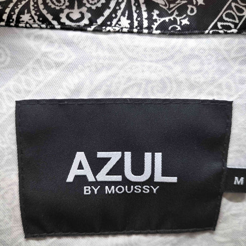 アズールバイマウジー AZUL by moussy BANDANA TRUCKER JACKET バンダナ柄 ペイズリー メンズ JPN:M