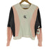 カルバンクラインジーンズ Calvin Klein Jeans ロゴプリント 切替 マルチカラー L/S クルーネック スウェット レディース import:M