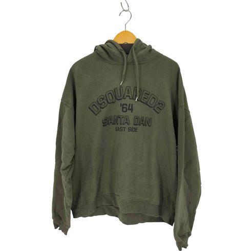 ディースクエアード DSQUARED2 カレッジロゴ エンボス プルオーバーパーカー メンズ JPN:M