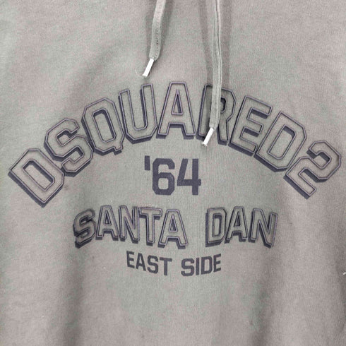 ディースクエアード DSQUARED2 カレッジロゴ エンボス プルオーバーパーカー メンズ JPN:M