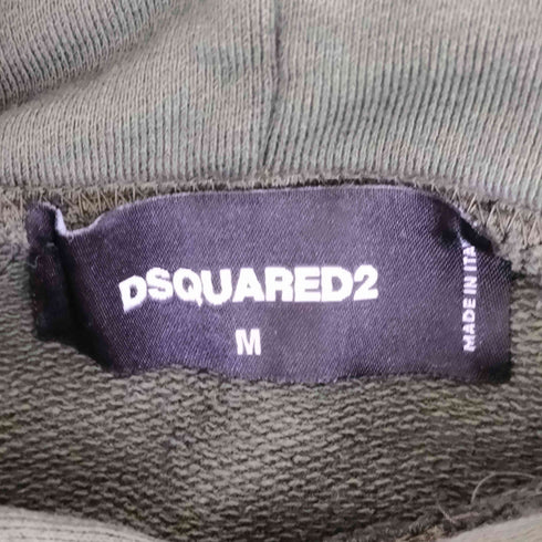 ディースクエアード DSQUARED2 カレッジロゴ エンボス プルオーバーパーカー メンズ JPN:M
