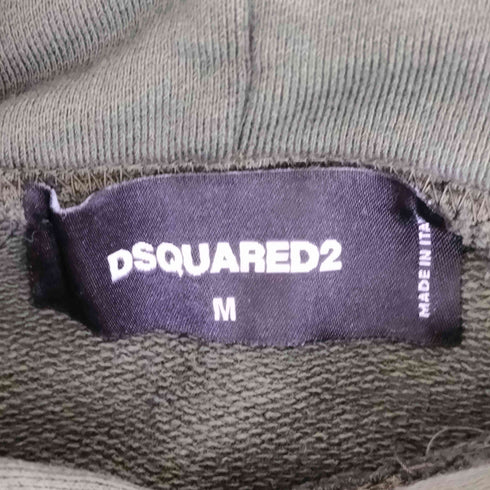 ディースクエアード DSQUARED2 カレッジロゴ エンボス プルオーバーパーカー メンズ JPN:M