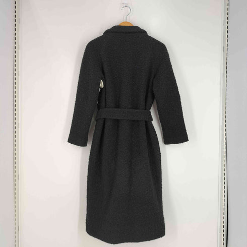 ガニー Ganni ウール ベルト付き ブークレーコート レディース import:XS