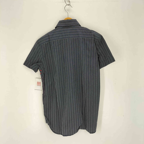 ディーゼル DIESEL イタリア製 S/Sストライプシャツ メンズ import:L