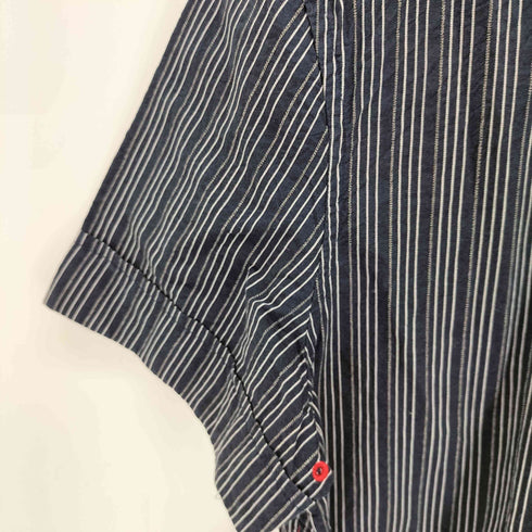 ディーゼル DIESEL イタリア製 S/Sストライプシャツ メンズ import:L