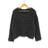 ダズリン dazzlin 25aw リップルカールVネックニット レディース FREE