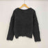 ダズリン dazzlin 25aw リップルカールVネックニット レディース FREE