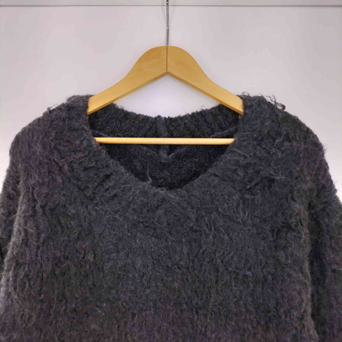 ダズリン dazzlin 25aw リップルカールVネックニット レディース FREE