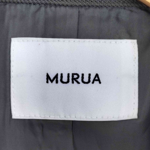 ムルーア MURUA 23aw フェイクファーベルテットロングコート レディース FREE