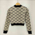ムルーア MURUA 25aw モノグラムバイカラーニット レディース FREE