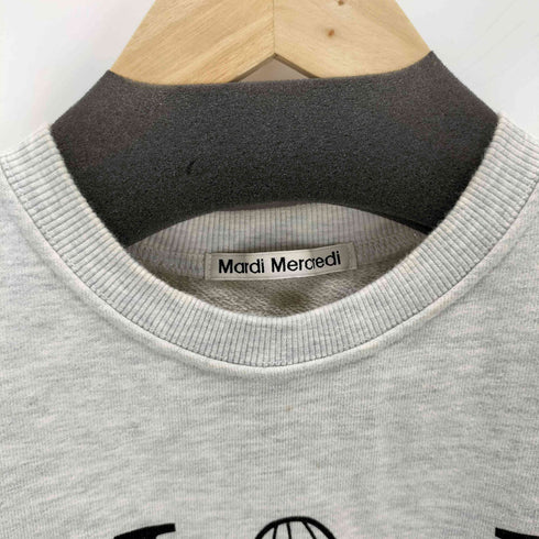マルディメクルディ Mardi Mercredi フラワーロゴ プリントスウェットプルオーバー レディース