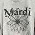 マルディメクルディ Mardi Mercredi フラワーロゴ プリントスウェットプルオーバー レディース
