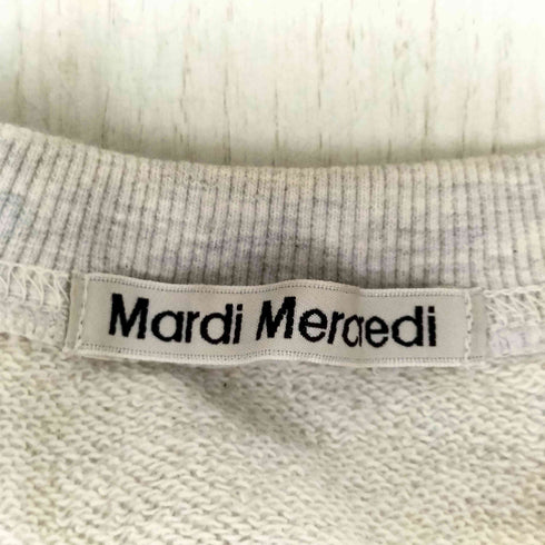 マルディメクルディ Mardi Mercredi フラワーロゴ プリントスウェットプルオーバー レディース